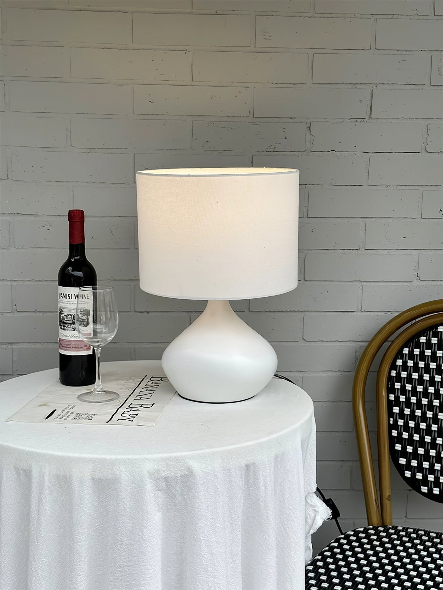 Jean Modern Ceramics Table Lamp-Neutral Decor