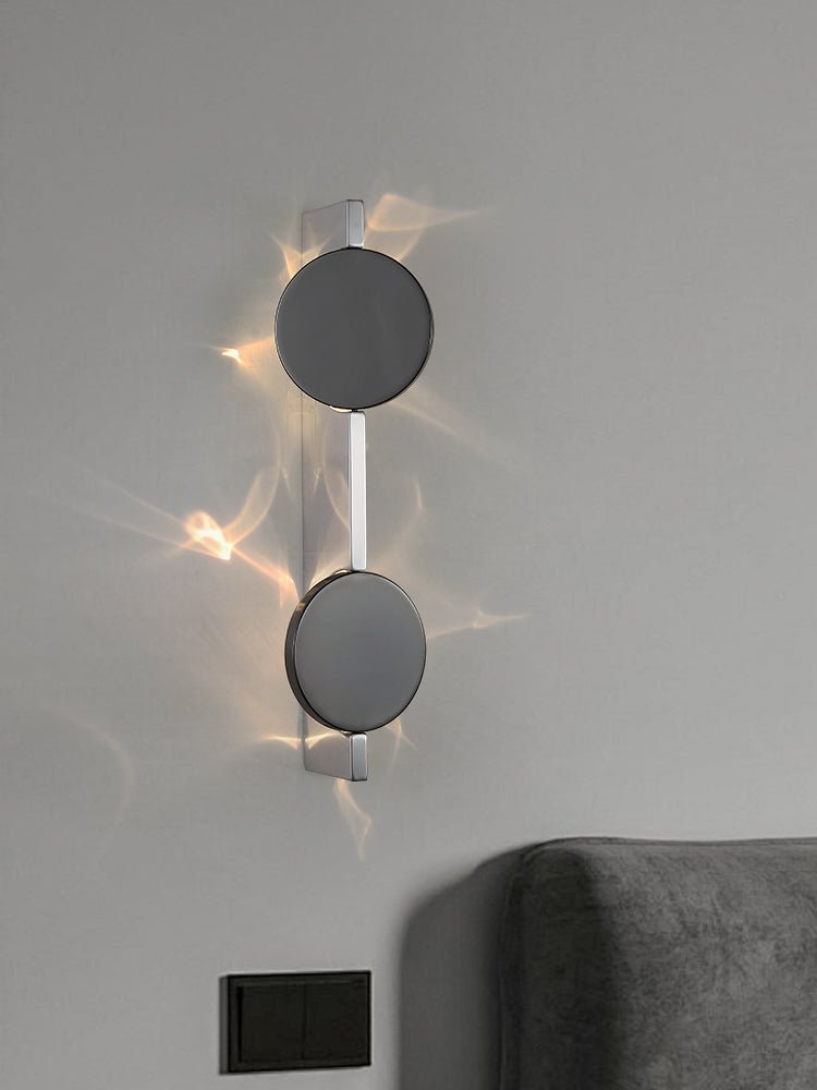 Pethr Wave Minimalist Steel Wall Lamp-Neutral Decor