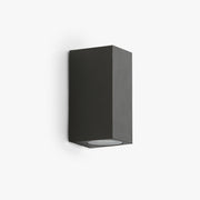 Koraq Minimalist Square Outdoor Wall Lamp, Black-Neutral Decor