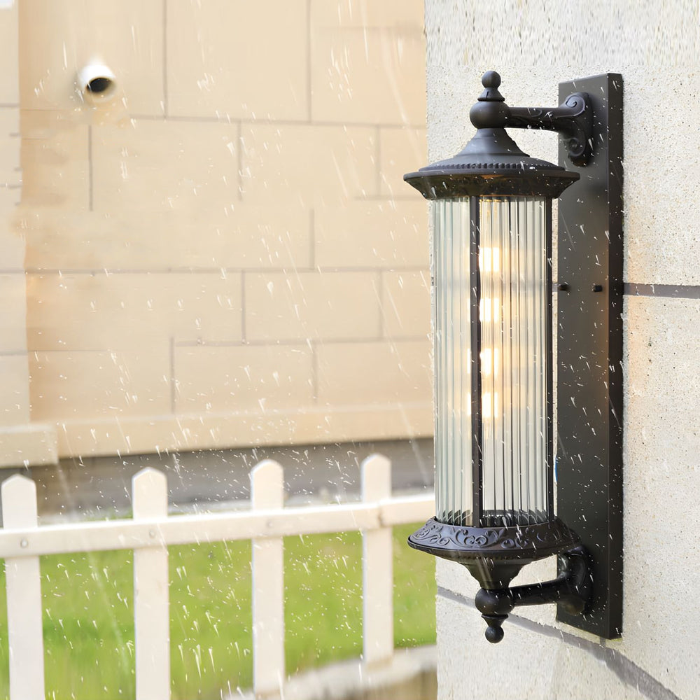 Silas Coffee Gold Vintage Outdoor Wall Lights