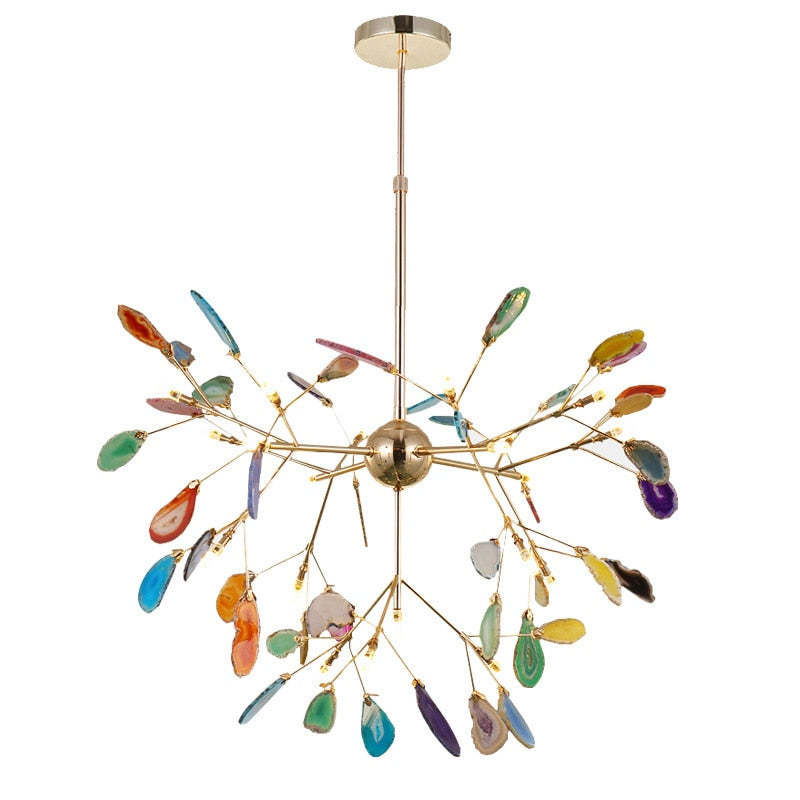 Arisha Flower Branch Semi-flush Mount Ceiling Light, 4 Colour - Neutral Decor