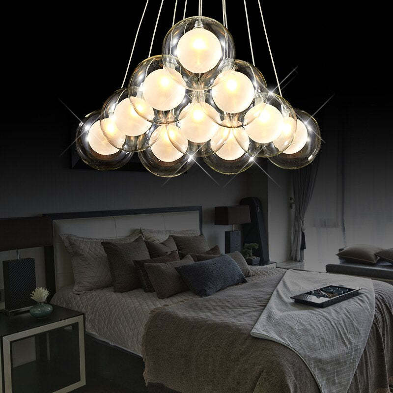 Valentina Modern Bubble Pendant Light, 5 Style - Neutral Decor