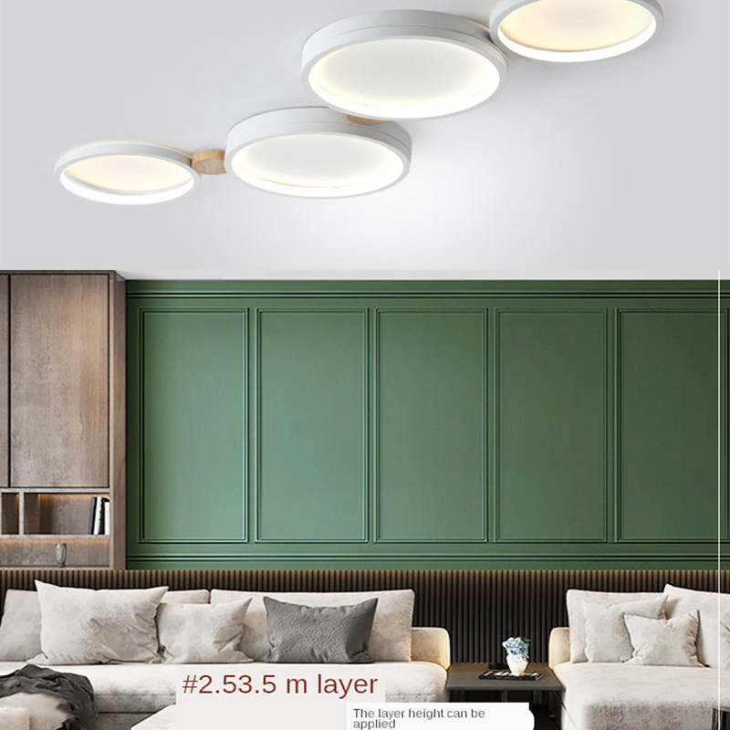 Arisha Round Flush Mount Ceiling Light 3 Colour 3/4/5/6/7 Heads - Neutral Decor