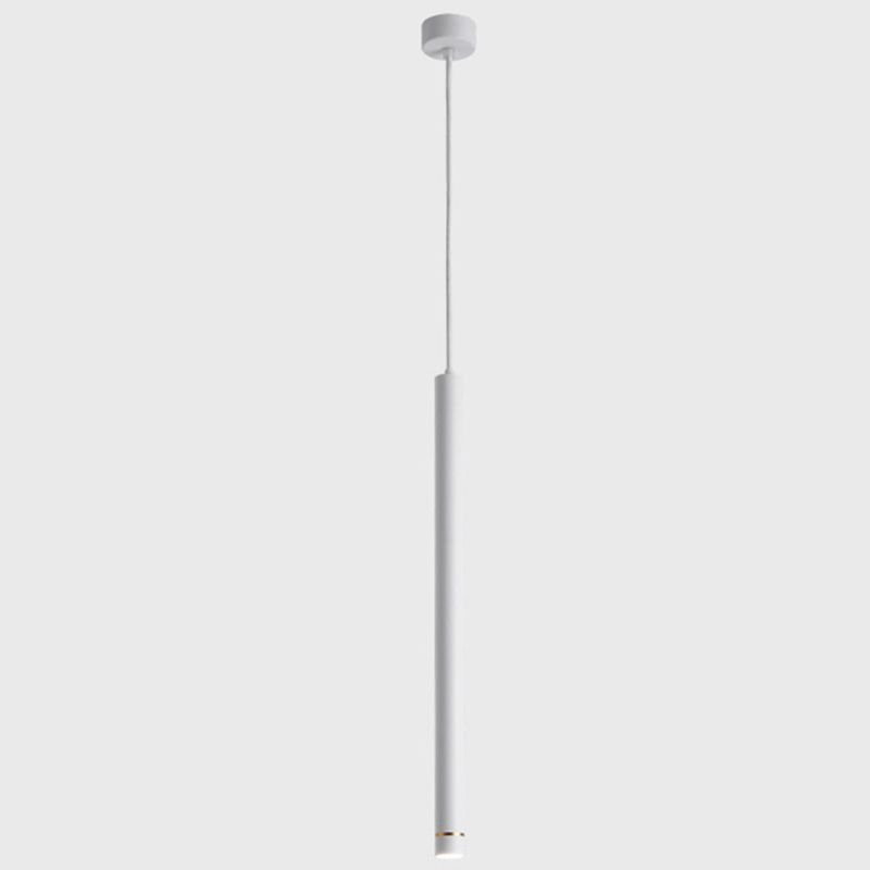 Arisha Linear Minimalist Cylinder Pendant Light - Neutral Decor
