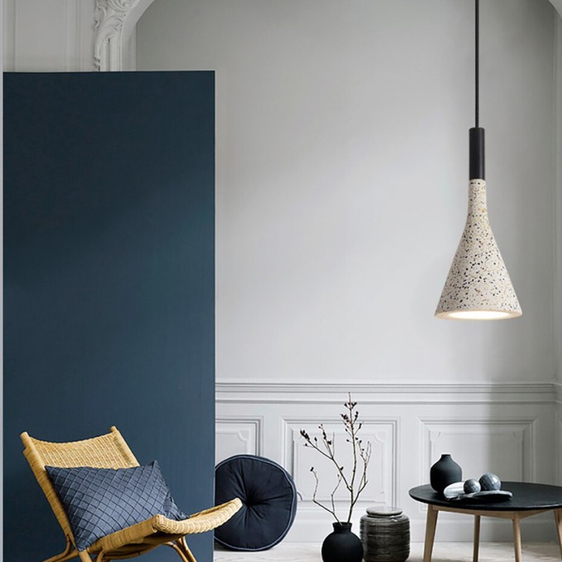 Aria Modern Stone Pendant Light, 5 Style - Neutral Decor