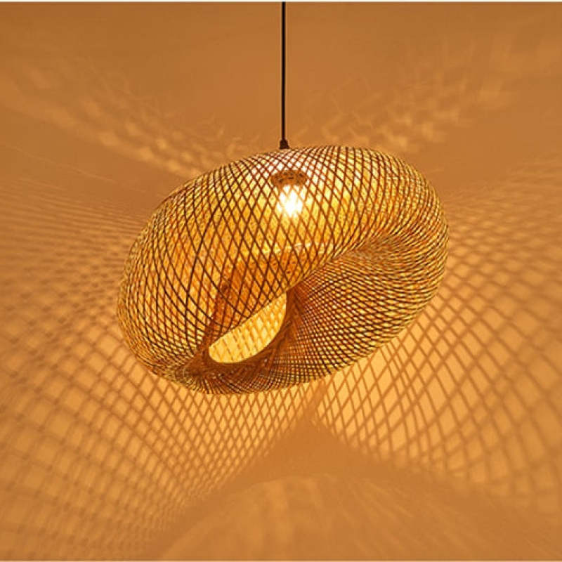 Ritta Bamboo Pendant Light - Neutral Decor
