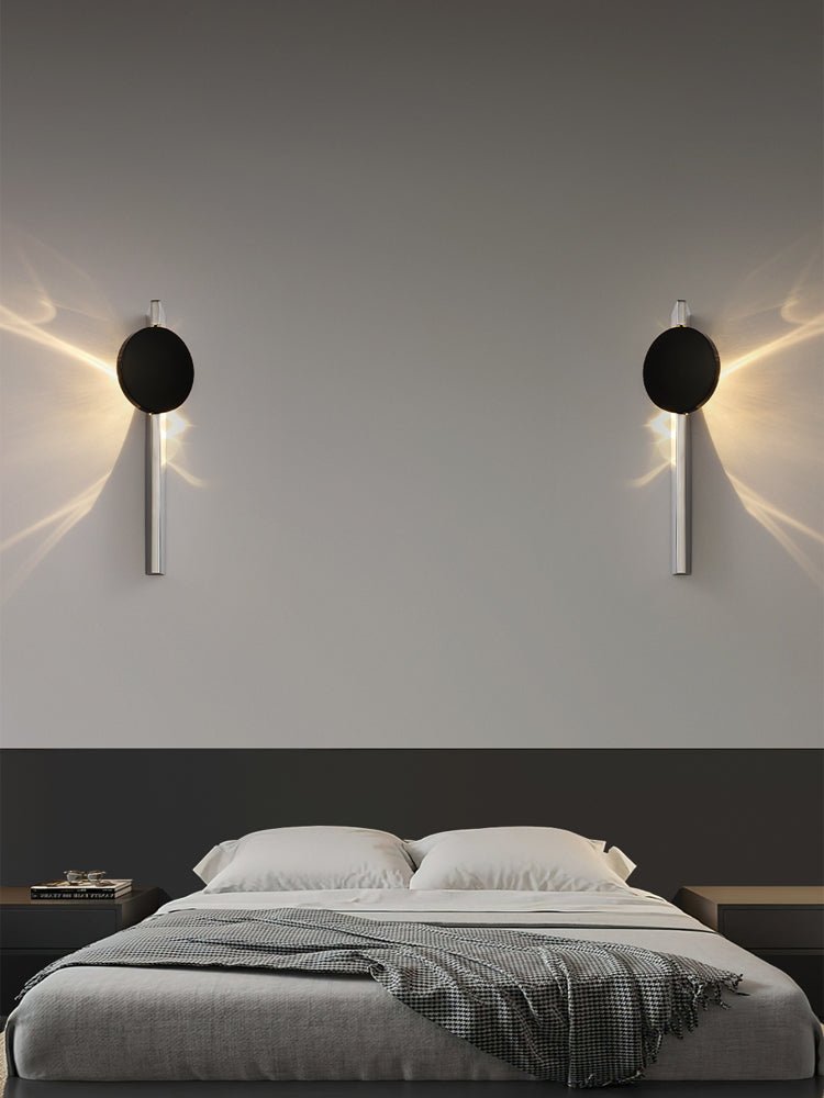 Pethr Wave Minimalist Steel Wall Lamp-Neutral Decor