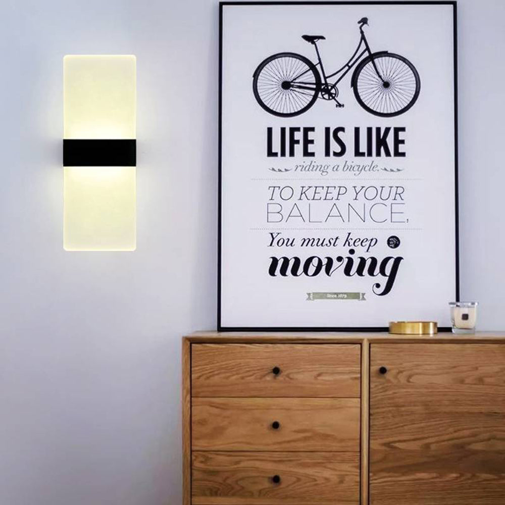Arisha Rectangular Wall Lamp, 3 Colour - Neutral Decor