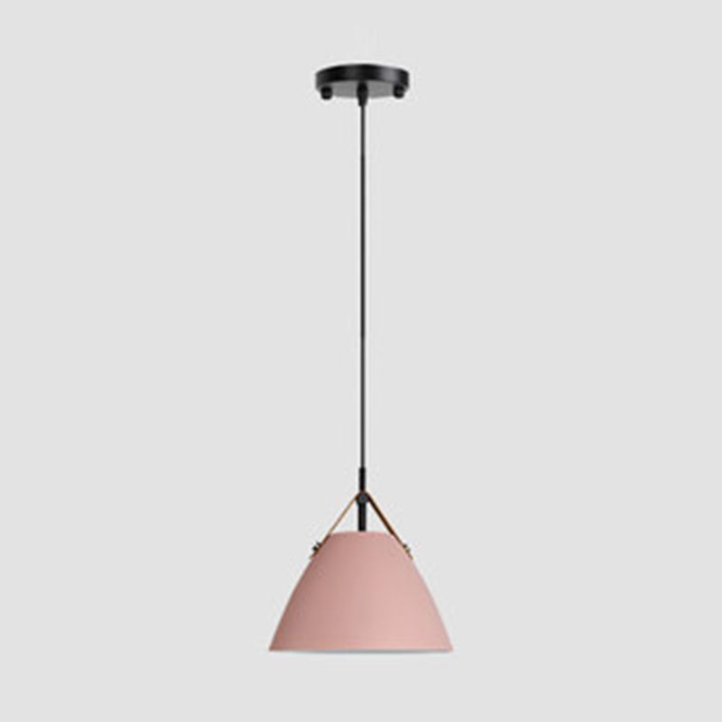 Valentina Modern Frisbee Shaped Metal Pendant Light, Black/White - Neutral Decor