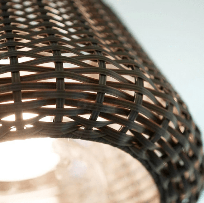 Jocelyn Elegant Rattan Outdoor Floor Lamp Pendant Light