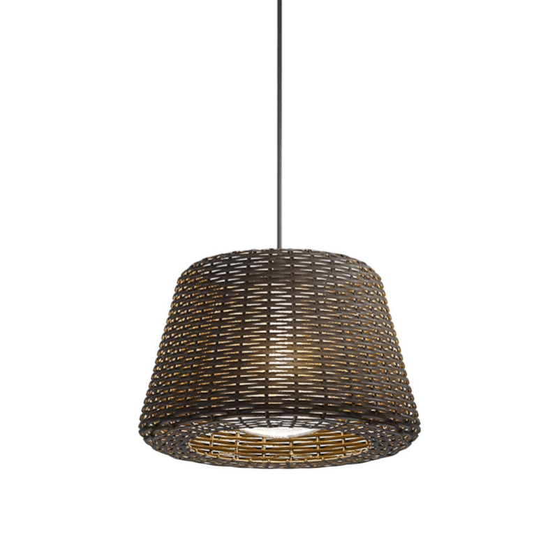 Jocelyn Elegant Rattan Outdoor Floor Lamp Pendant Light