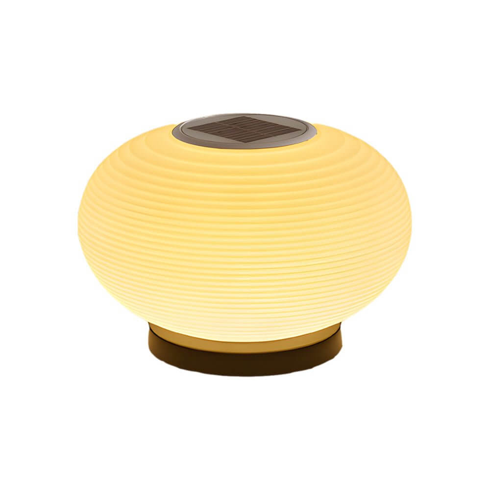 Gideon Elegant Solar LED Spiral Design PE Outdoor Post Lamp