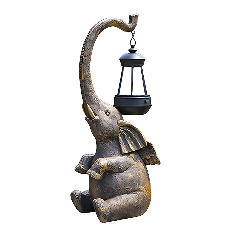 Frnce Solar Unique Animal Resin Outdoor Lights