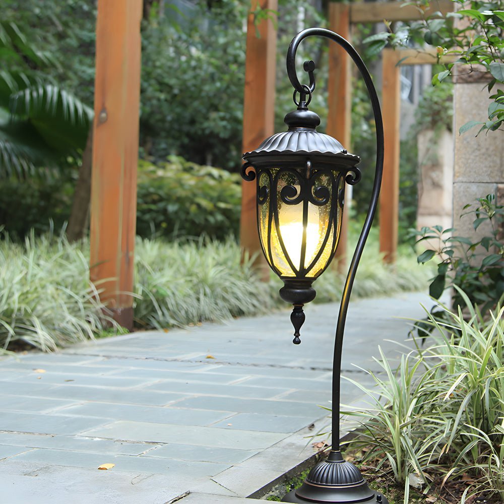 Gldys European Style Arched Outdoor Floor Lantern