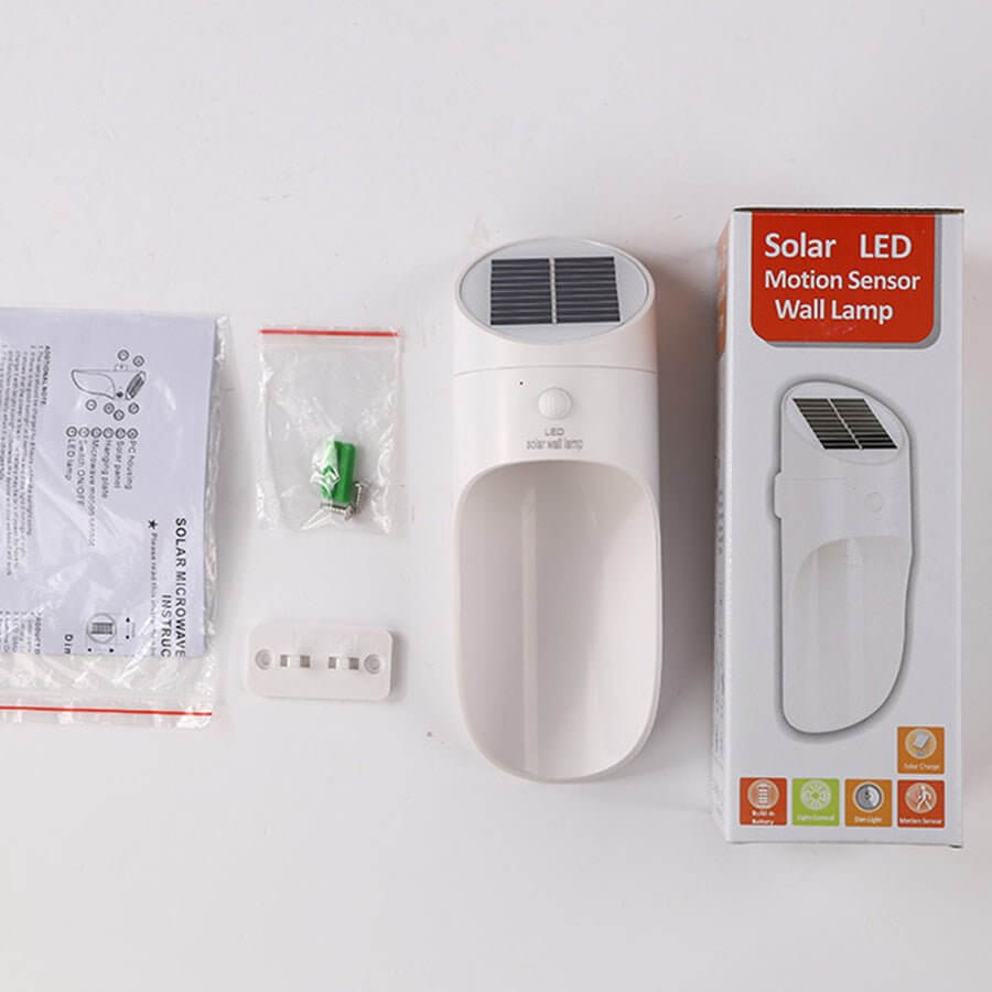 Landry European Style Solar LED ABS Outdoor Wall Lamp