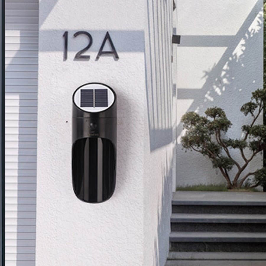 Landry European Style Solar LED ABS Outdoor Wall Lamp