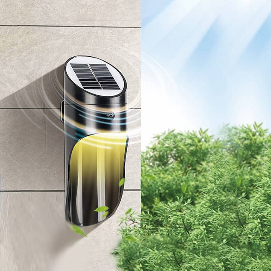 Landry European Style Solar LED ABS Outdoor Wall Lamp
