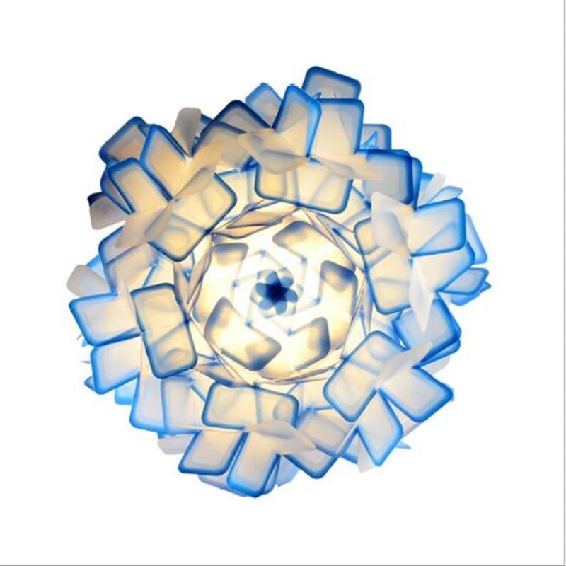 Arisha Modern Multicolour Decorative Flower Acrylic Pendant Light - Neutral Decor