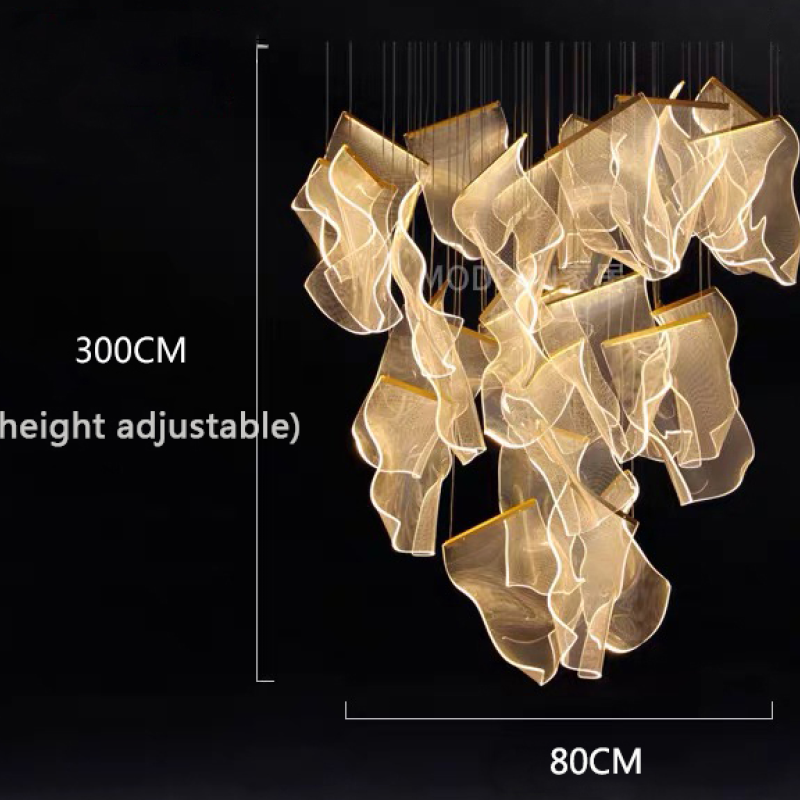 Arisha Luxury Artistic Chandelier, Gold - Neutral Decor