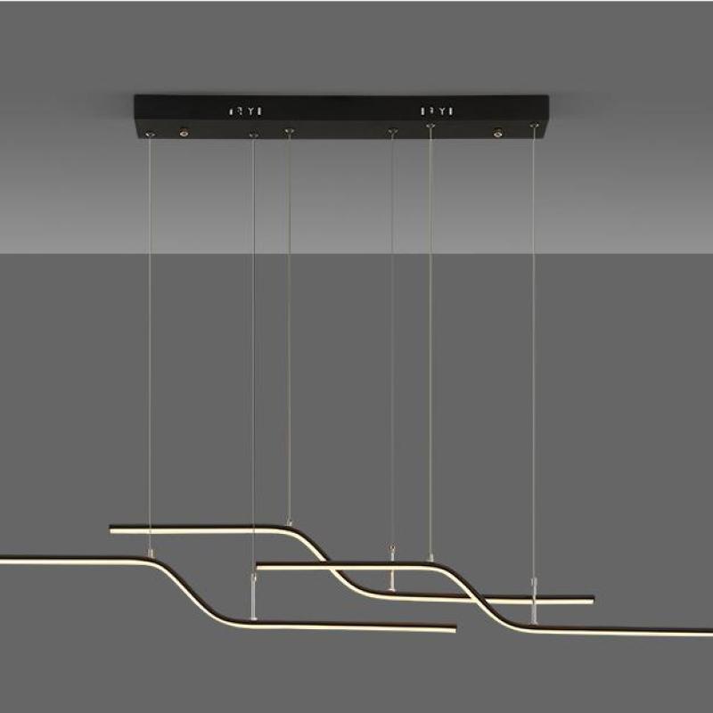 Arisha Minimalist Geometric Metal 3 Light Pendant Light, Dining Room - Neutral Decor
