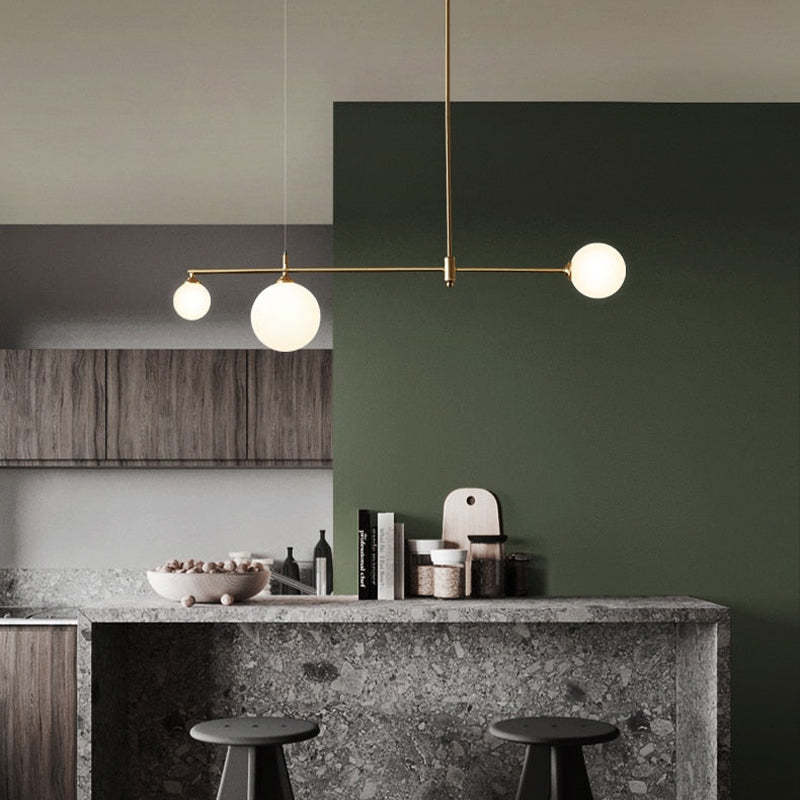 Valentina Modern Golden Bubble Copper Pendant Light - Neutral Decor