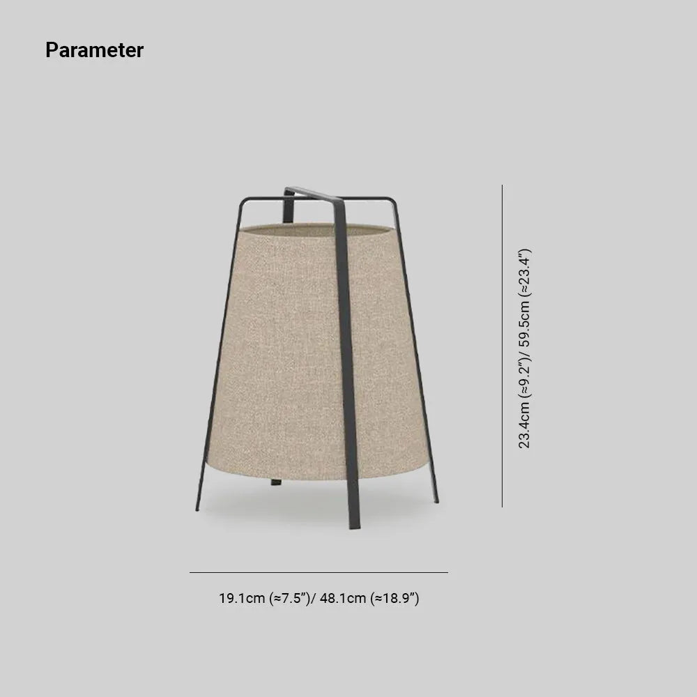 Ritta Modern Minimalist Fabric Floor Lamp, S/L - Neutral Decor