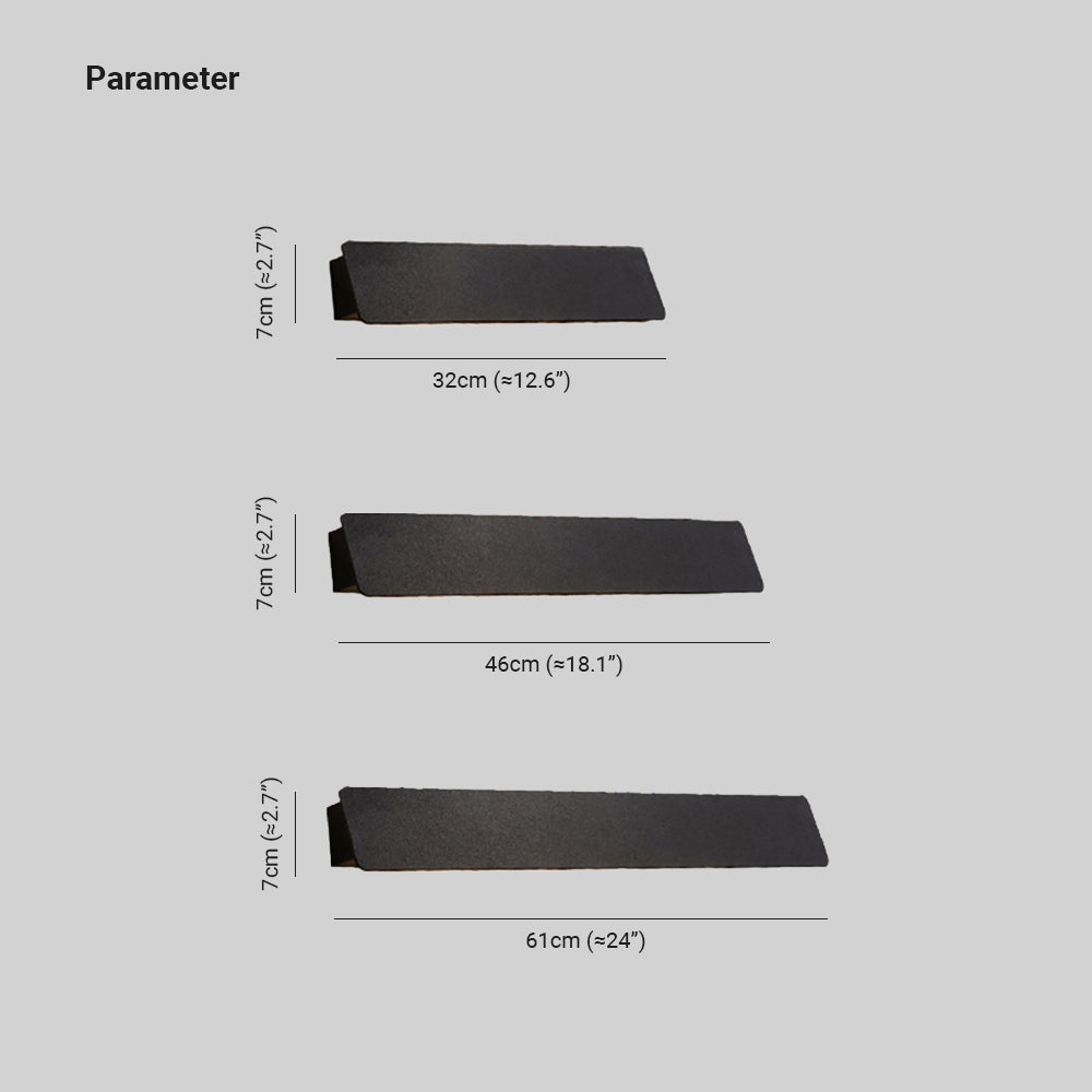 Ray Industrial Linear Metal Outdoor Wall Lamp, Black/White - Neutral Decor