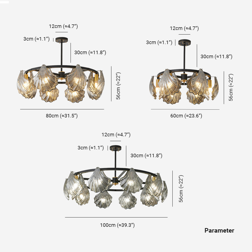 Kristy Modern Annular Metal And Glass Pendant Light, Black/Gold - Neutral Decor