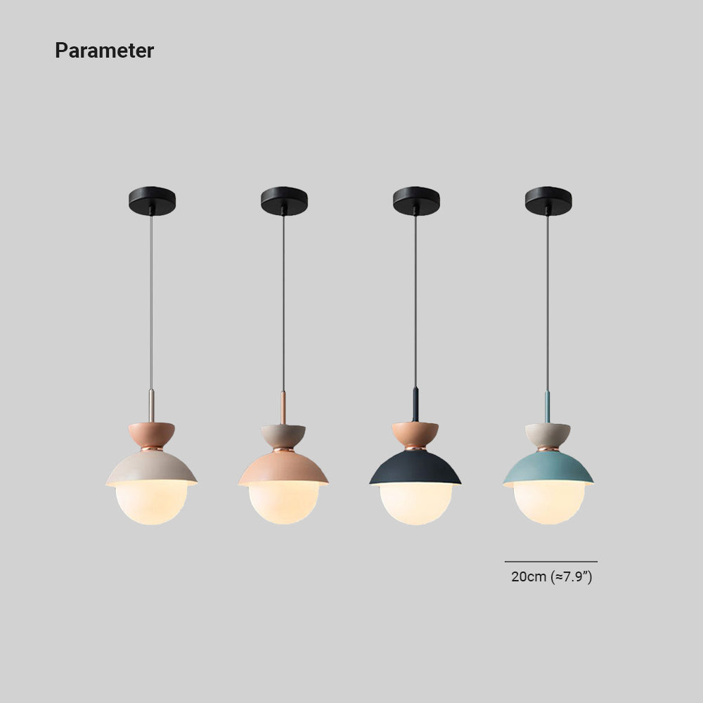 Aria Nordic Minimalist Globe Pendant Light，4 Colours - Neutral Decor