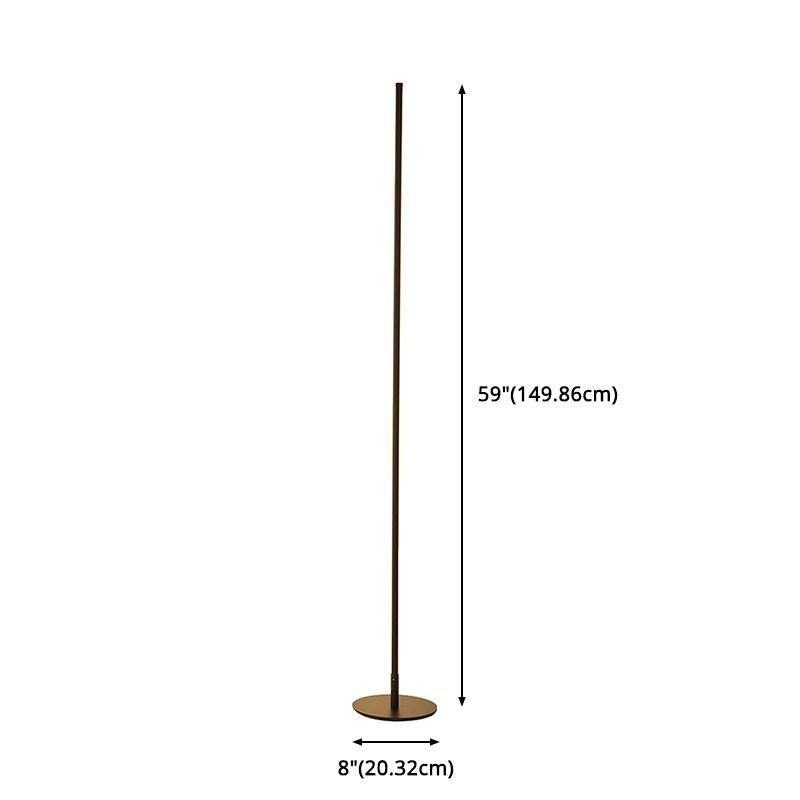 Mira Modern Minimalist Linear Floor Lamp - Neutral Decor