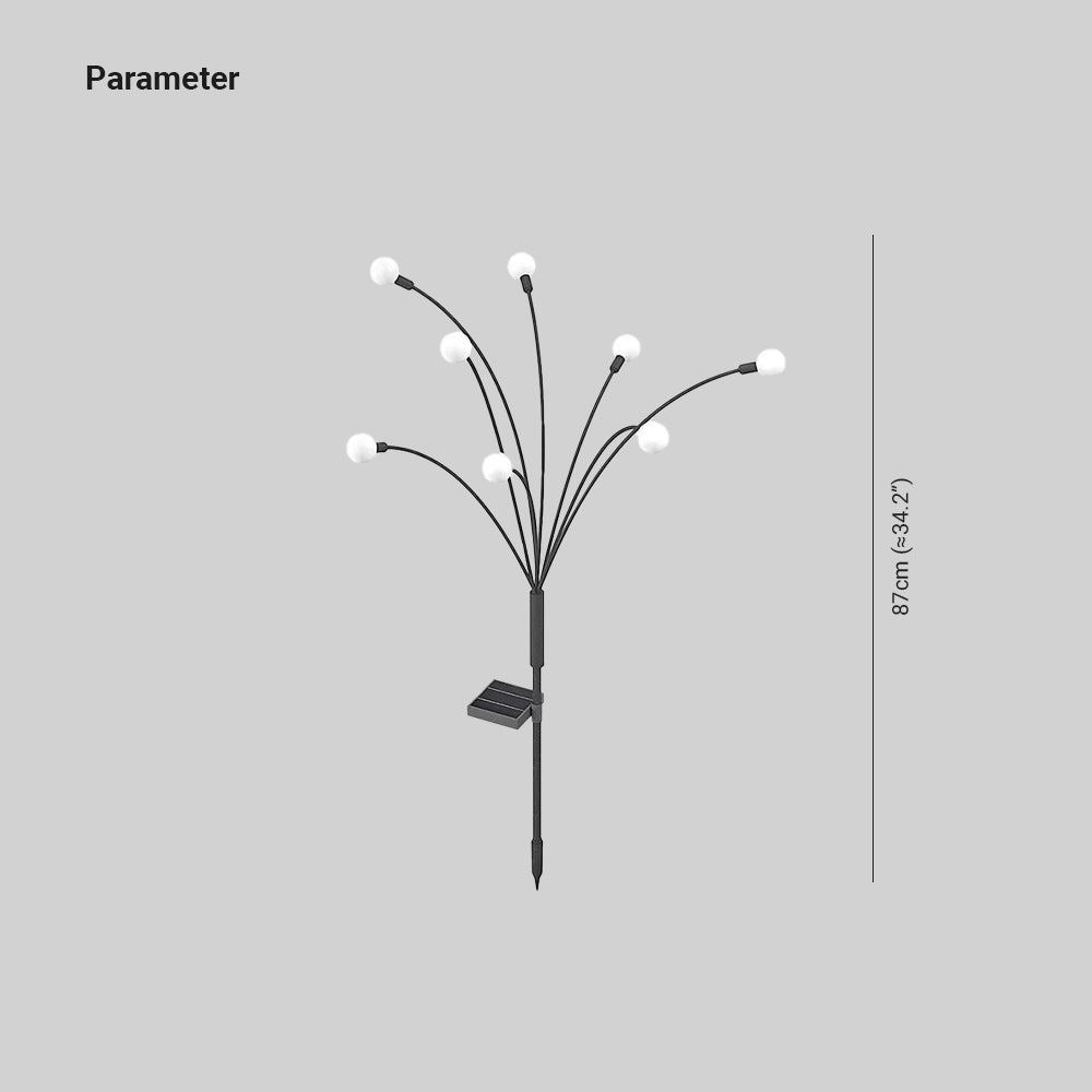 Ray Modern Metal Firefly Multi Lamp holder Outdoor Decoration Post Light - Neutral Decor