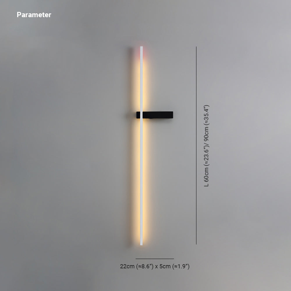 Arisha Minimalist Linear Wall Lamp Multi-Color Linear - Neutral Decor
