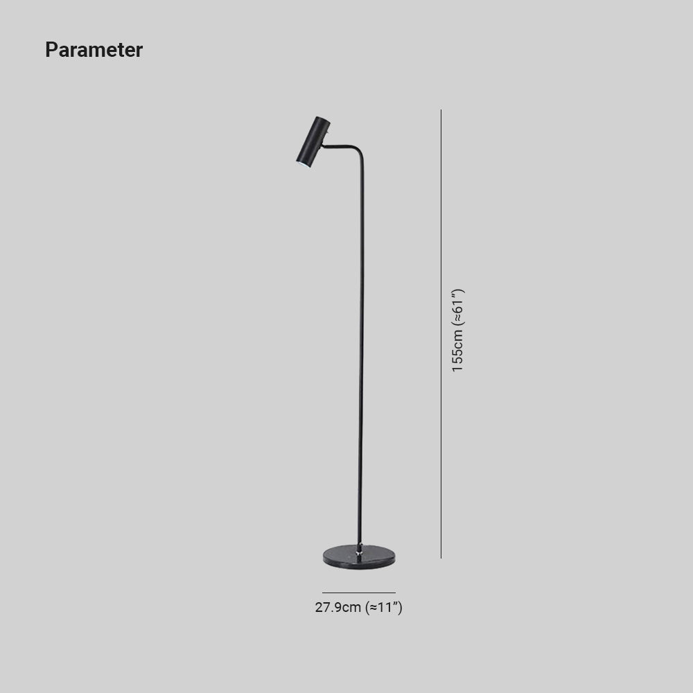 Freja Floor Lamp Vertical Modern/Minimalist, Metal, Multi-Color, Bedroom - Neutral Decor