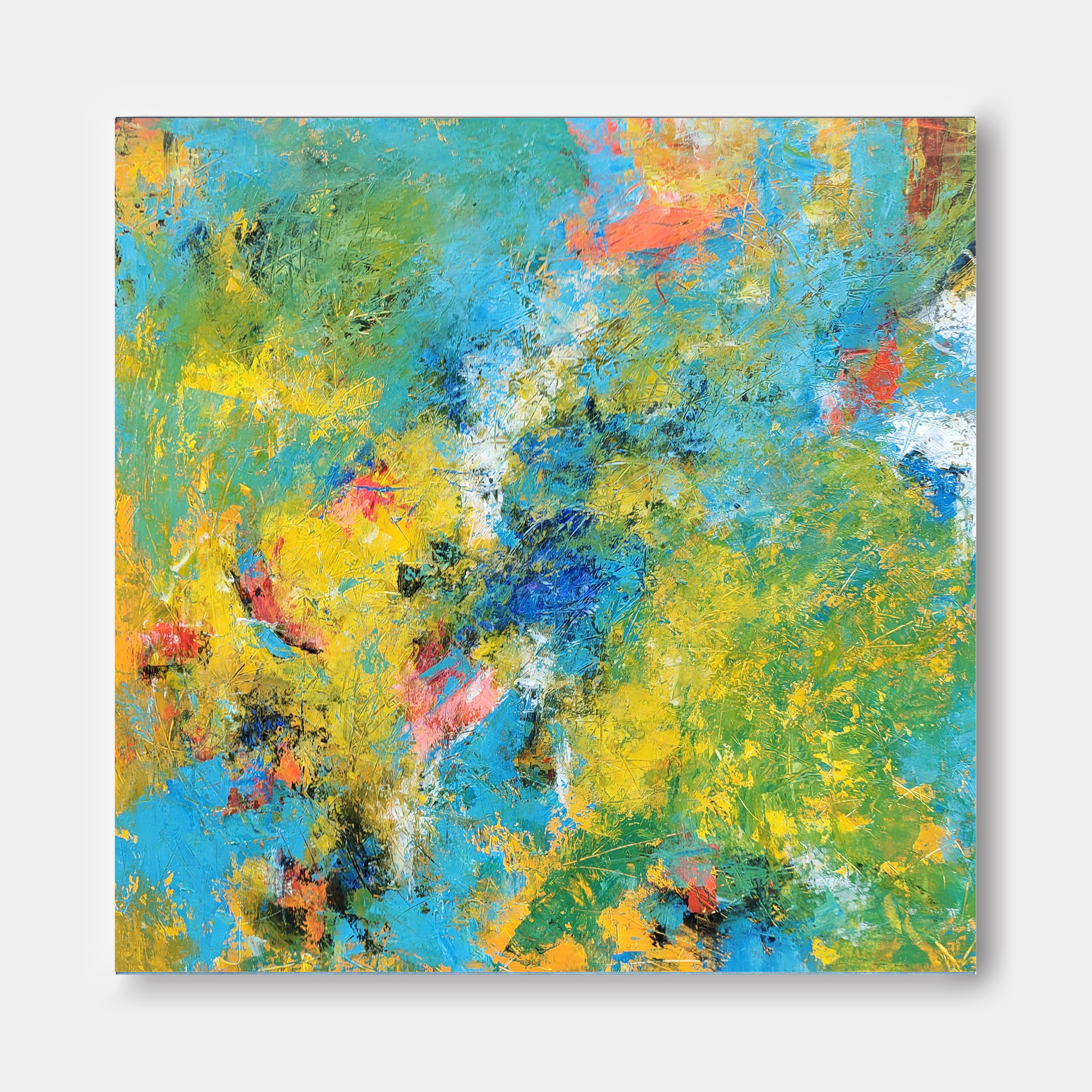 Abstract Canvas Art AB037 - Neutralighting