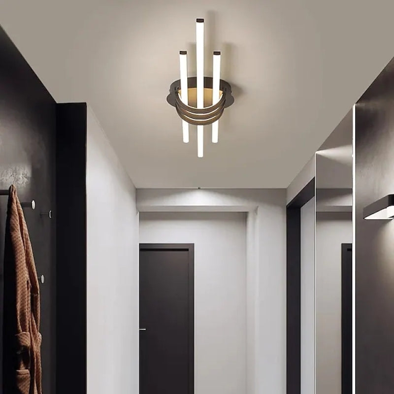 Arisha Modern LED Ceiling Light Black/White Living Room - Neutral Decor