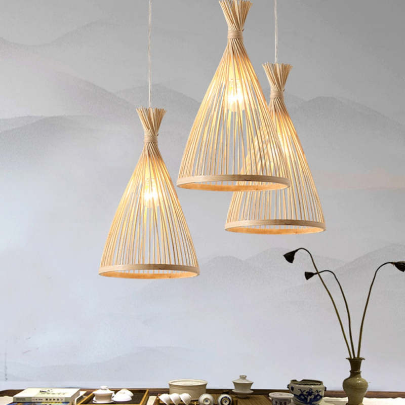 Arisha Pendant Light Rattan Modern, Hand-woven, Hotels - Neutral Decor