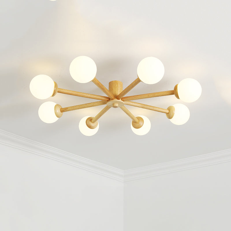 Muto Ceiling Light, Dimmable 6/8 Head - Neutral Decor