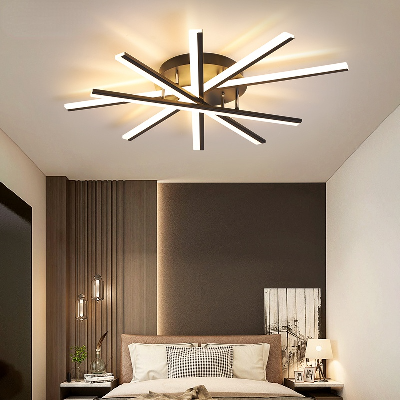 Arisha Linear Flush Mount Ceiling Light, 4 Colour - Neutral Decor