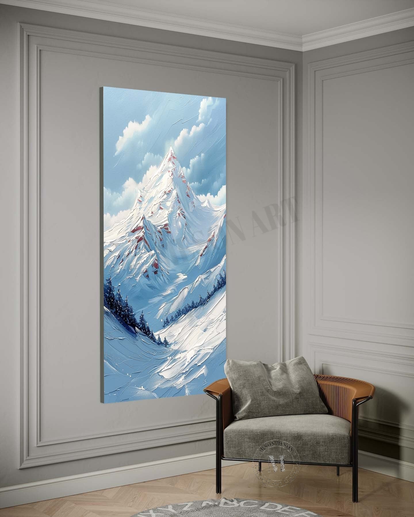Plaster Art Texture Painting SG336 - Neutralighting
