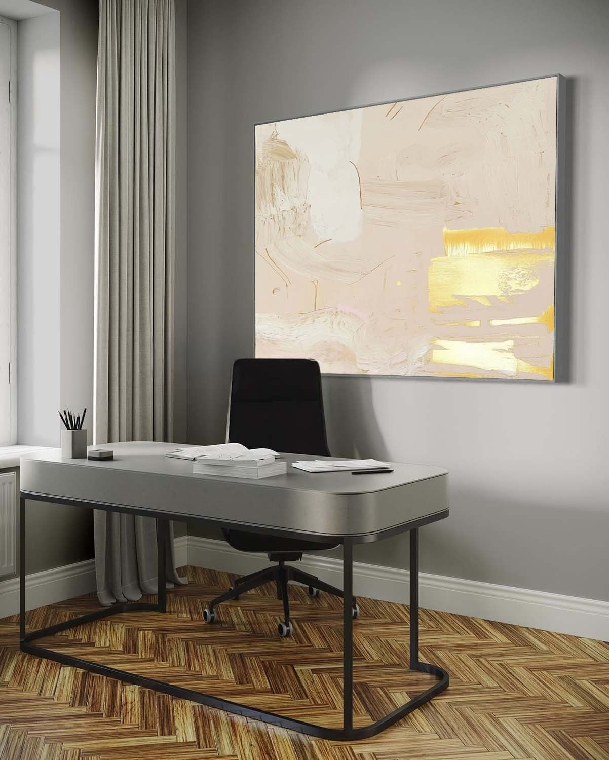 Wall Art Modern Textured Dimensional - Neutralighting
