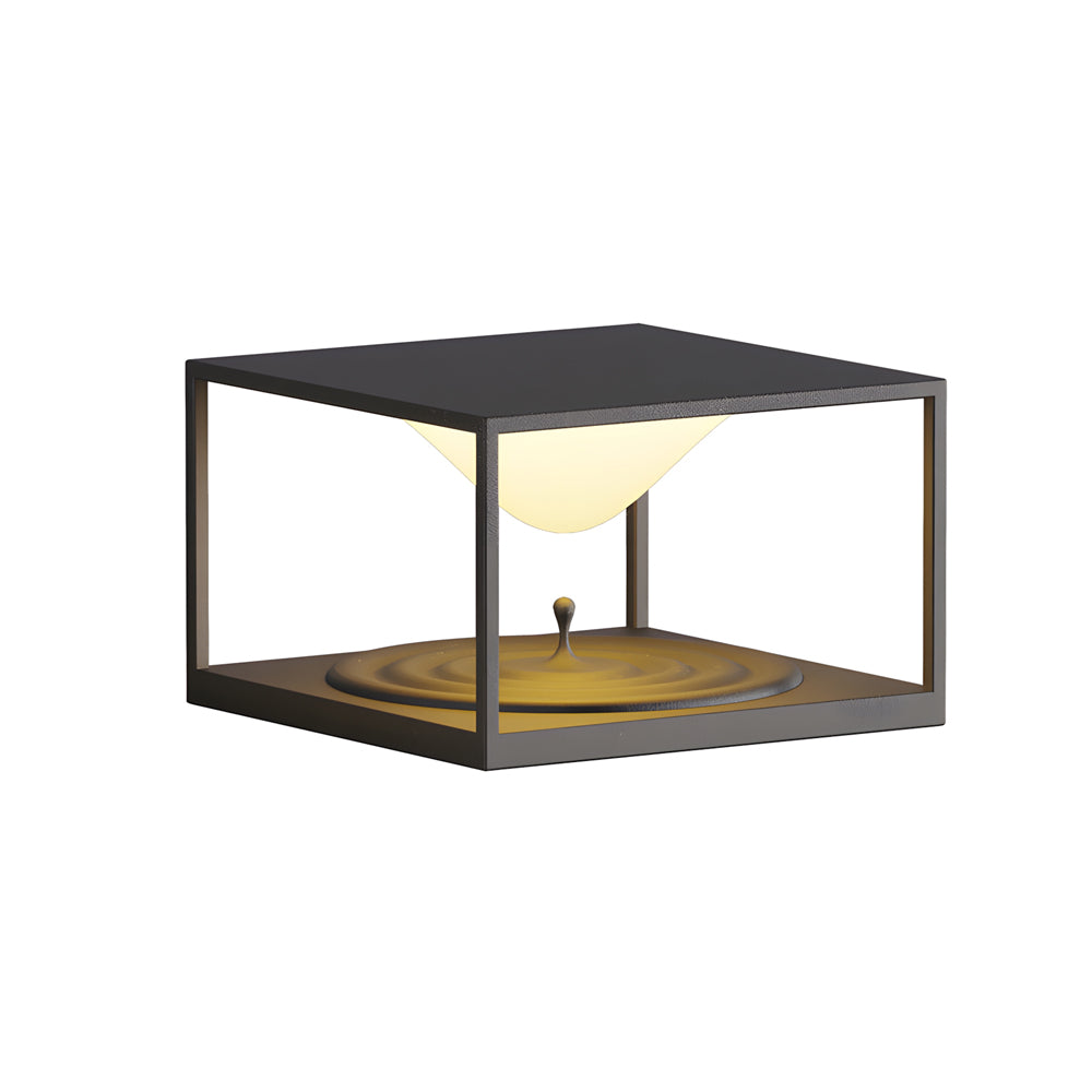 Winston Square Pillar Stainless Steel Outdoor Post Light