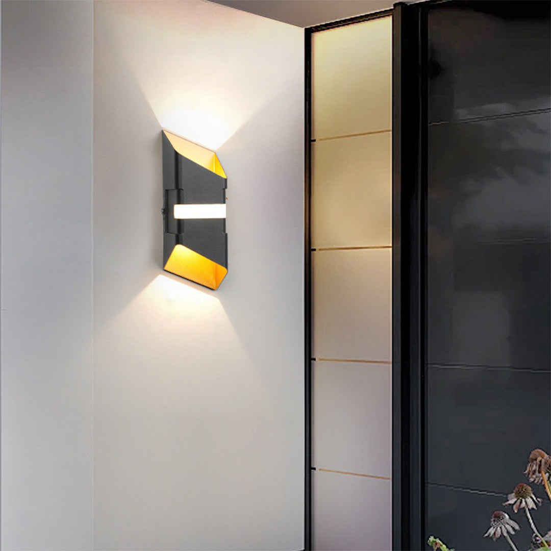 Salt Square Tube LED Outdoor Wall Lights