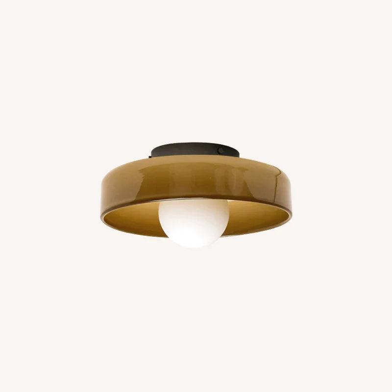 Diroxen Ceiling Lamp Orange Ring Playful Sculptural-Neutral Decor