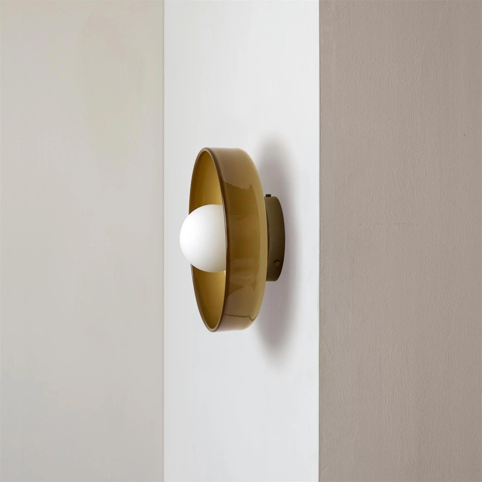 Diroxen Ceiling Lamp Orange Ring Playful Sculptural-Neutral Decor