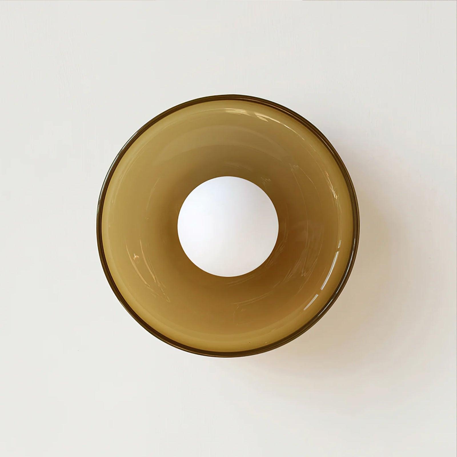 Diroxen Ceiling Lamp Orange Ring Playful Sculptural-Neutral Decor