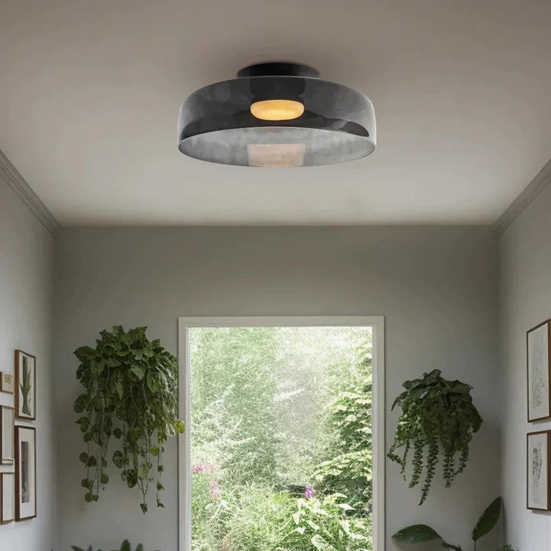 Aria Modern Simple Creative Glass Flush Mount Ceiling Light - Neutral Decor