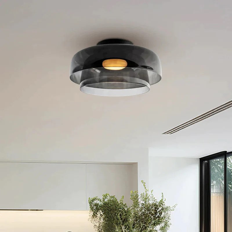 Aria Modern Simple Creative Glass Flush Mount Ceiling Light - Neutral Decor