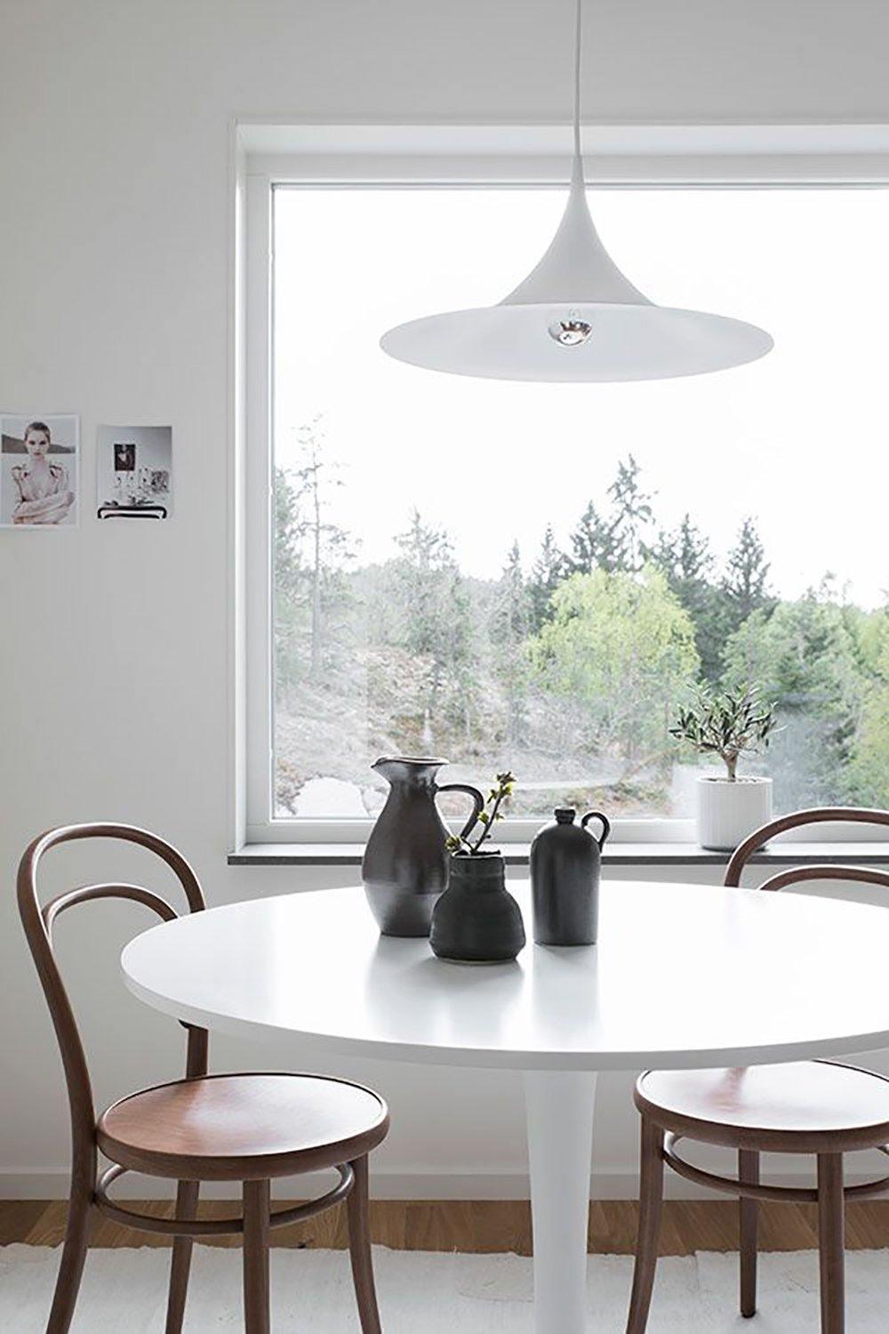 Nirixy Steel Sculptural Pendant Light-Neutral Decor