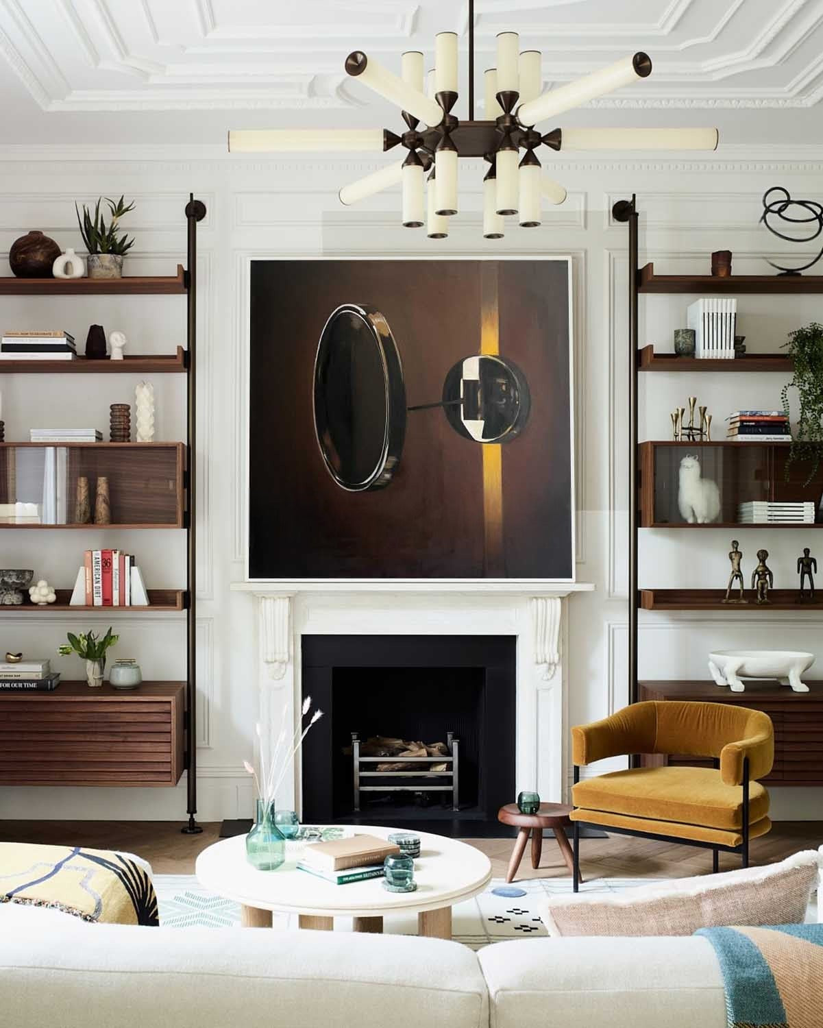 Wall Art Sleek Textured Metallic Ring - Neutralighting