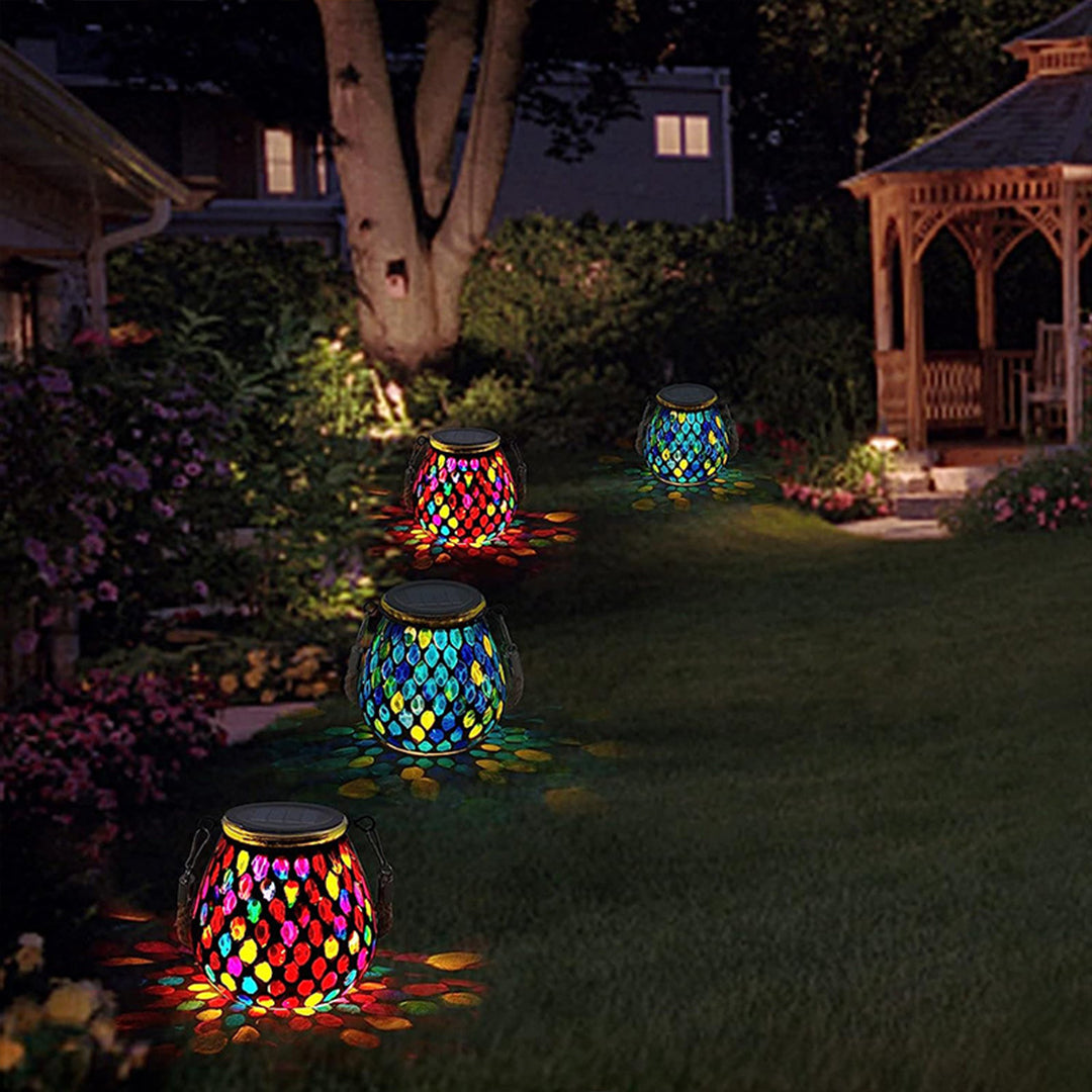 Meadow Solar Classic Decorative Glass Outdoor lights